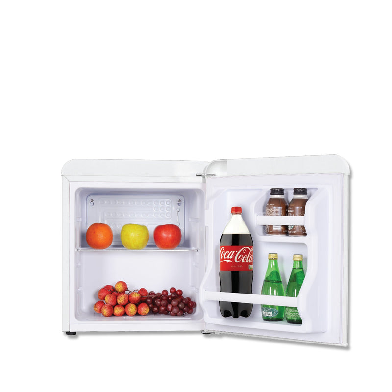 EuropAce 50L Retro Mini Bar Fridge ER5501AWH