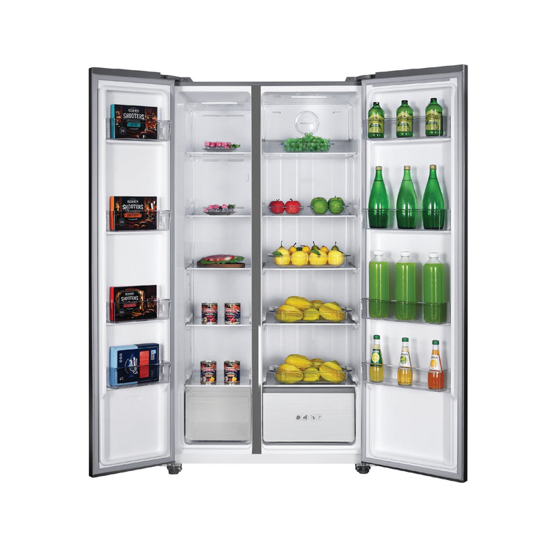 EuropAce 595L Side by Side Refrigerator ER5631ESBSGY