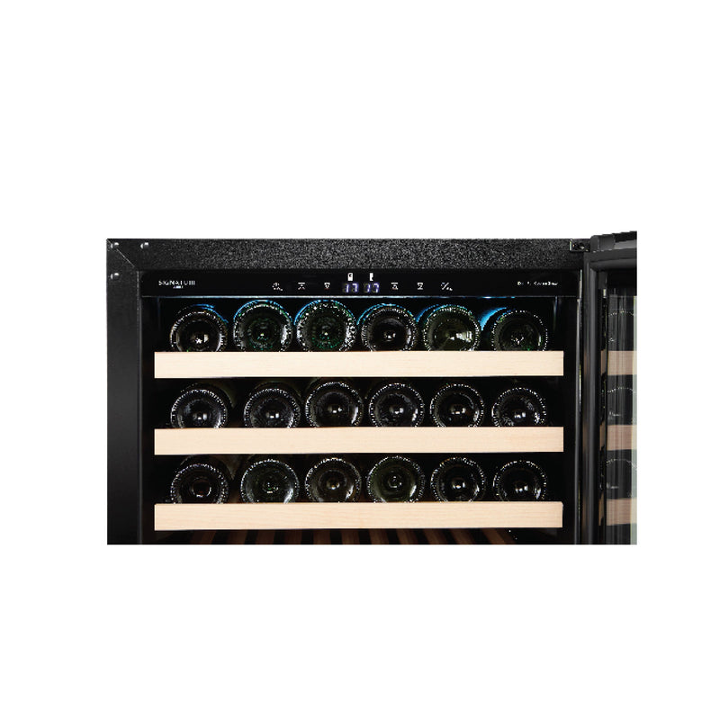 EuropAce 154 Bottles Dual Zone Wine Chiller EWC8154DBK