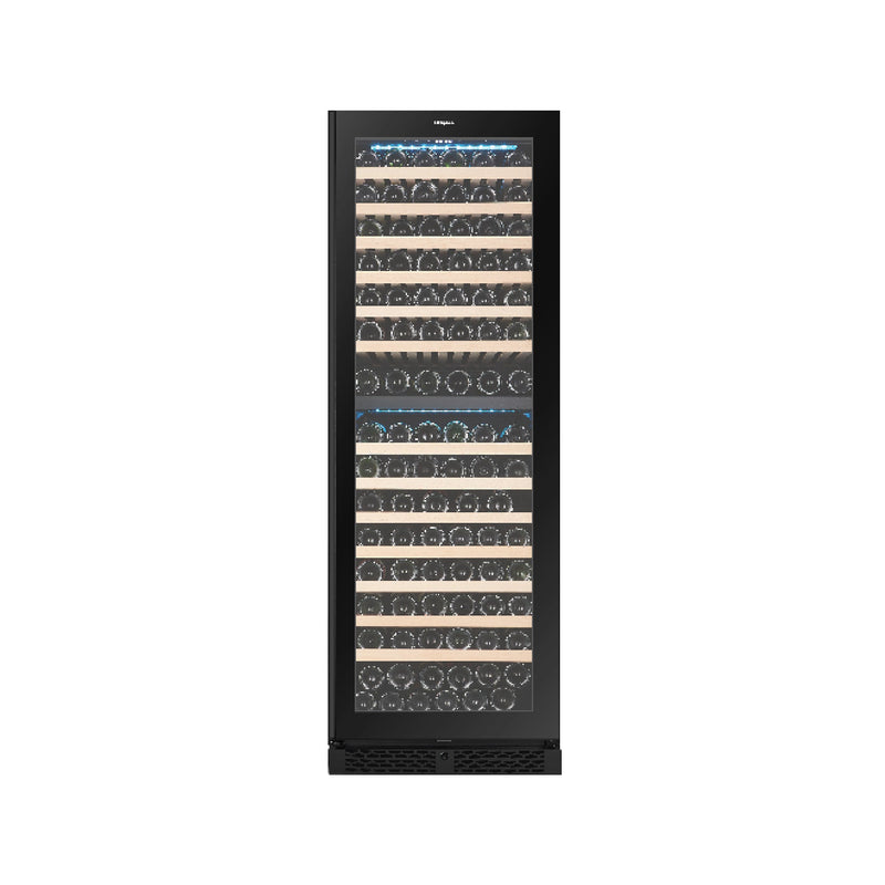 EuropAce 154 Bottles Dual Zone Wine Chiller EWC8154DBK