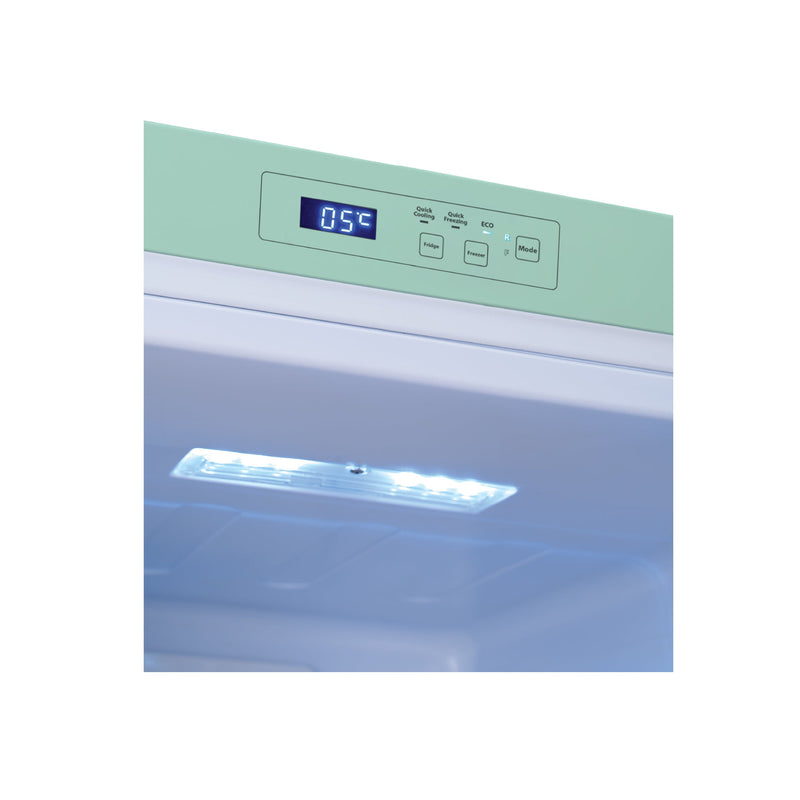 EuropAce 170L Retro 2-Door Bottom Mount Refrigerator ER7178AGN