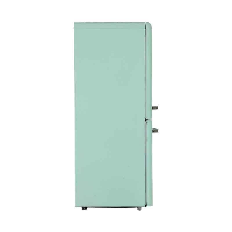 EuropAce 170L Retro 2-Door Bottom Mount Refrigerator ER7178AGN