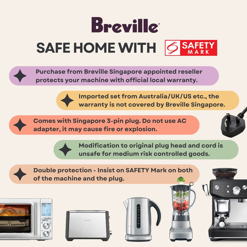 Breville Bambino Plus BES500 Espresso Coffee Machine 1.9L ThermoJet