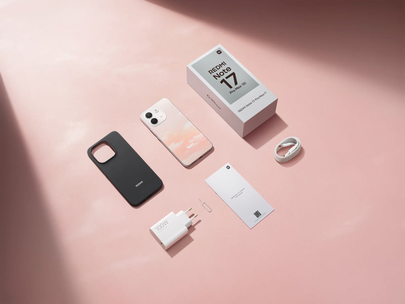 Xiaomi Redmi Note 17 Pro Max 8+256GB 5G Cloud Blush Smartphone