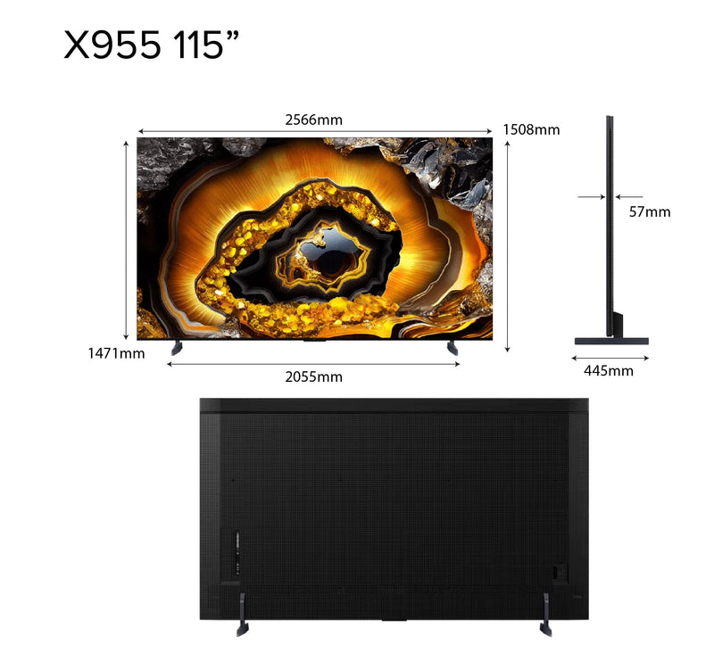 TCL X955 Premium QD-Mini LED 4K TV 115" AI Smart