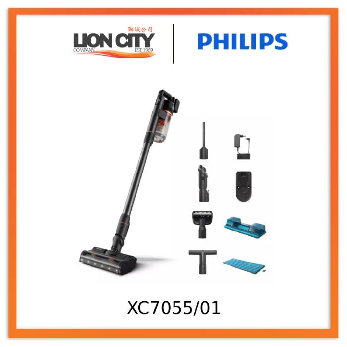 Philips XC7055/01 7000 Series Cordless Vacuum Aqua