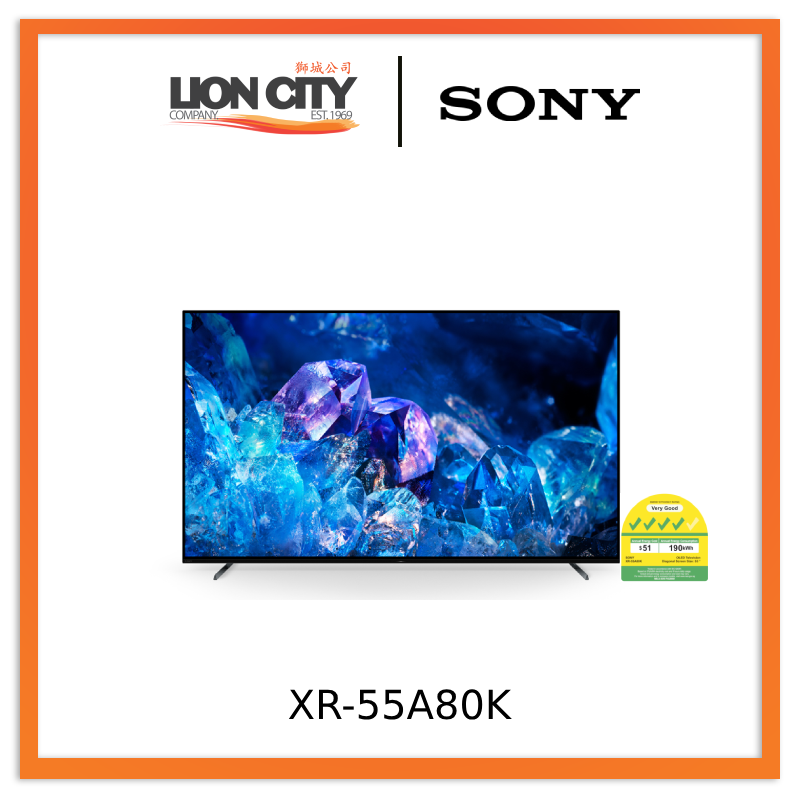 Sony XR-55A80K 55" A80K BRAVIA XR OLED 4K Ultra HD Smart TV (Google TV)