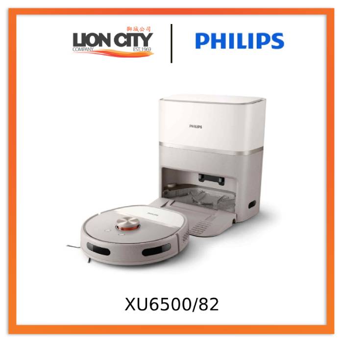 Philips XU6500/82 HomeRun 6000 Series Vacuum and Mop Robot