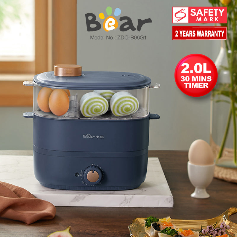 Bear 2L 2-Tier Multifunction Food Steamer ZDQ-B06G1