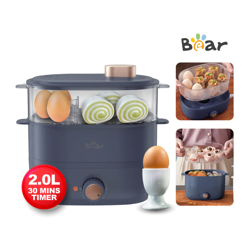 Bear 2L 2-Tier Multifunction Food Steamer ZDQ-B06G1