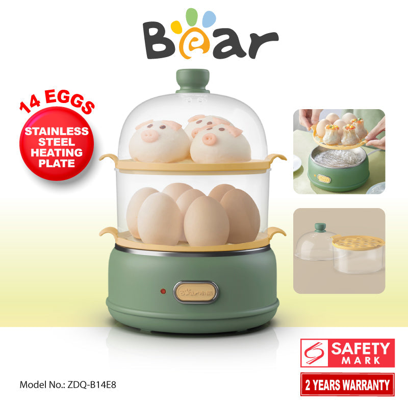 Bear 2-Tier Multifunction Food Steamer ZDQ-B14E8
