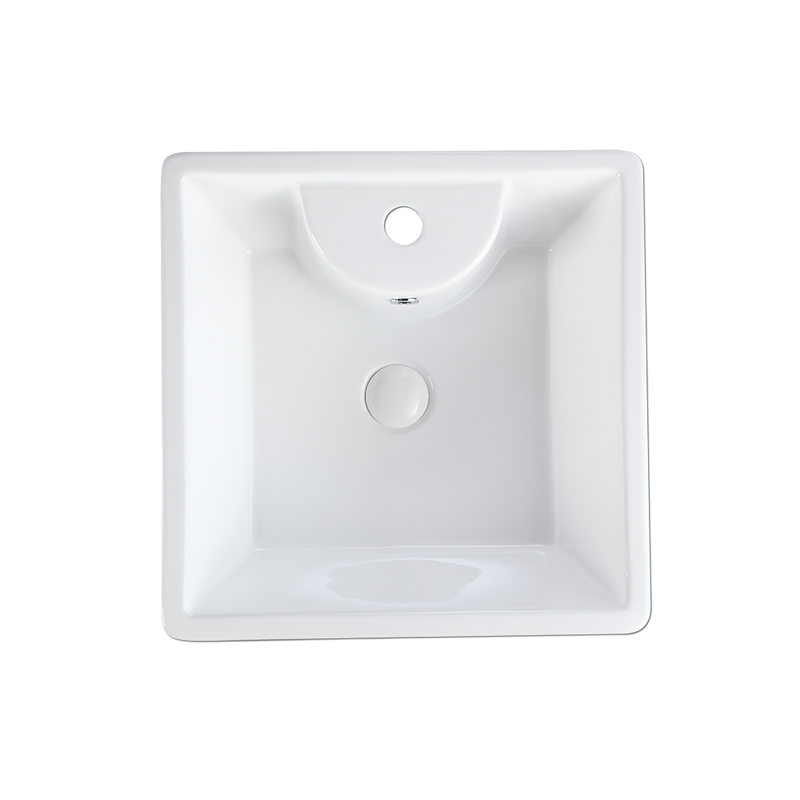 Rubine ZENTO 47M Ceramic Basin Gloss White