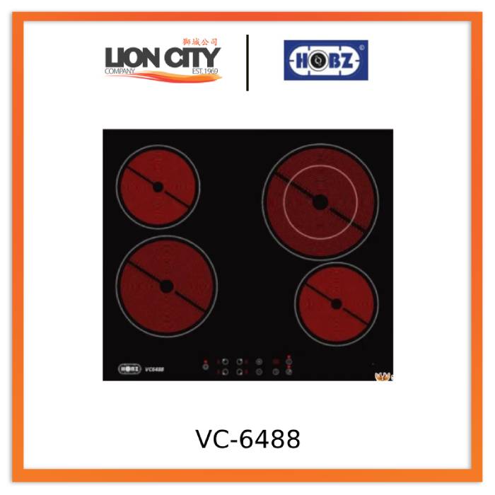 HOBZ VC-6488 Ceramic Hob VC6488