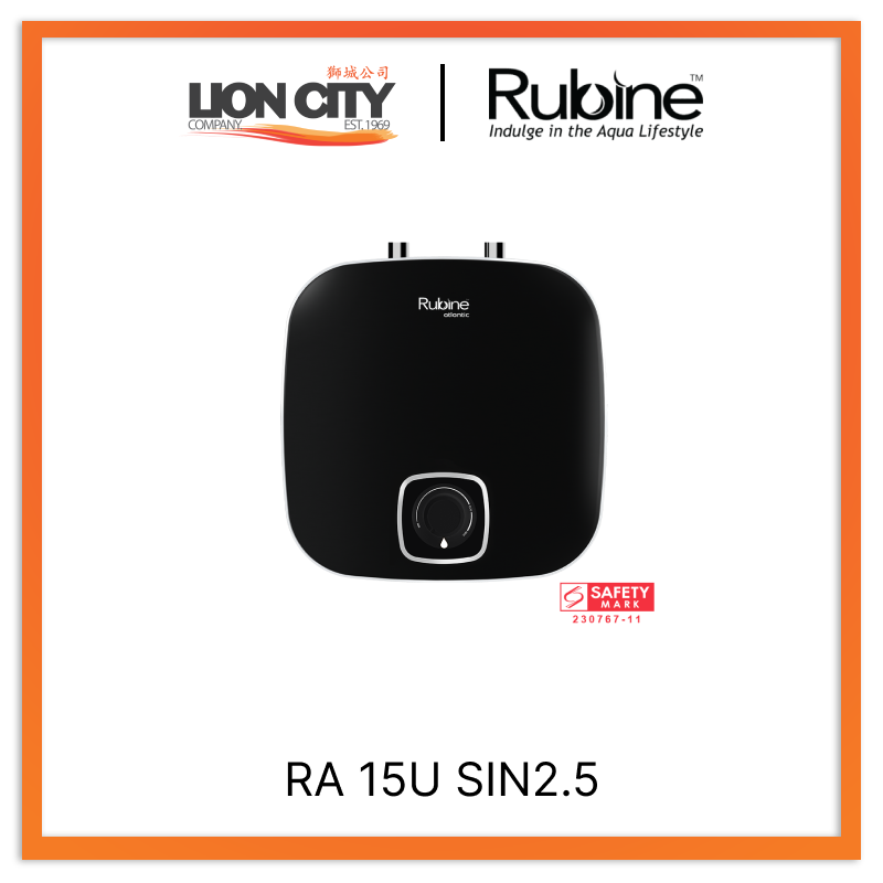 Rubine RA 15U SIN2.5 Paris 15L Under-Sink Storage Water Heater