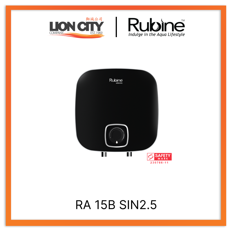 Rubine RA 15B SIN2.5 Paris 15L Above-Sink Storage Water Heater