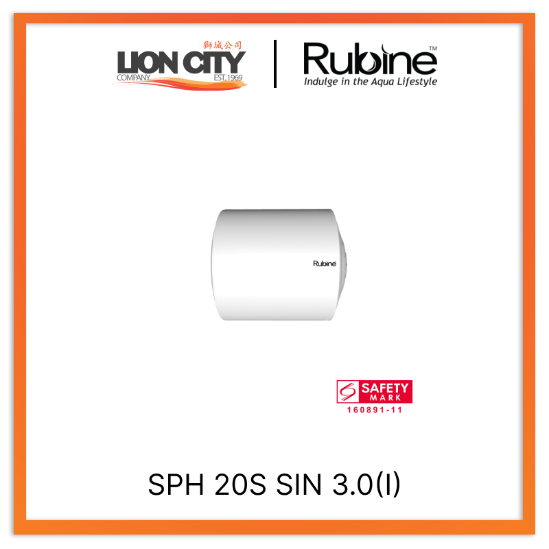 Rubine SPH 20S SIN 3.0(I) 20L Storage Water Heater