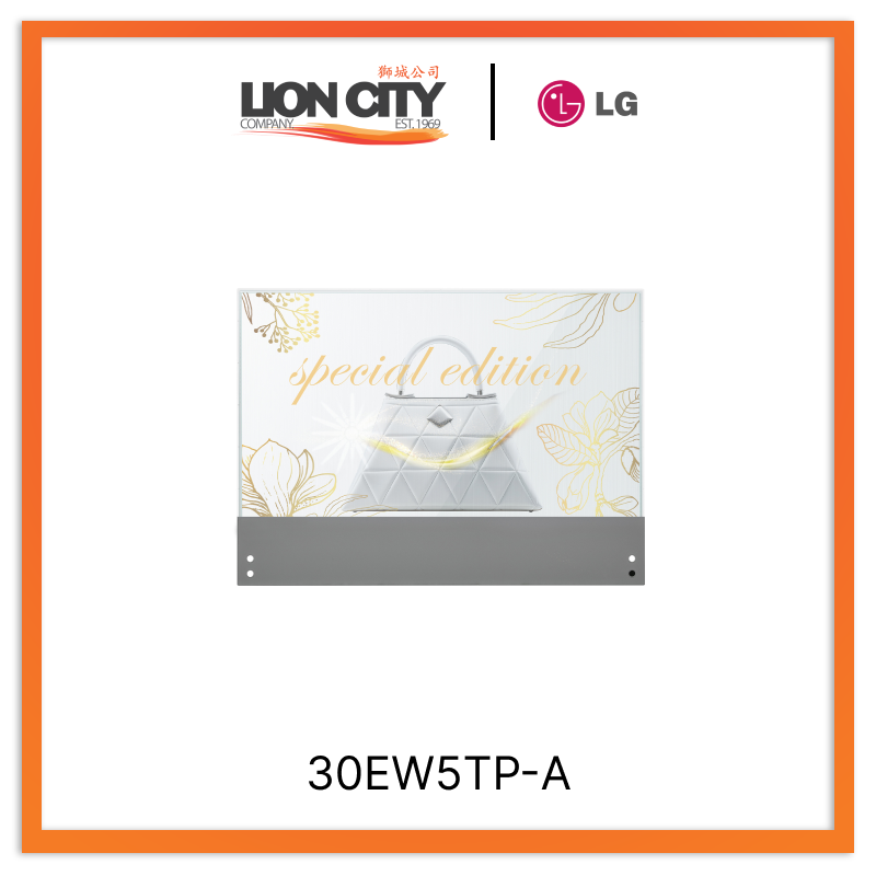 LG 30EW5TP-A 30" Transparent OLED Touch Signage "Contact for Price"