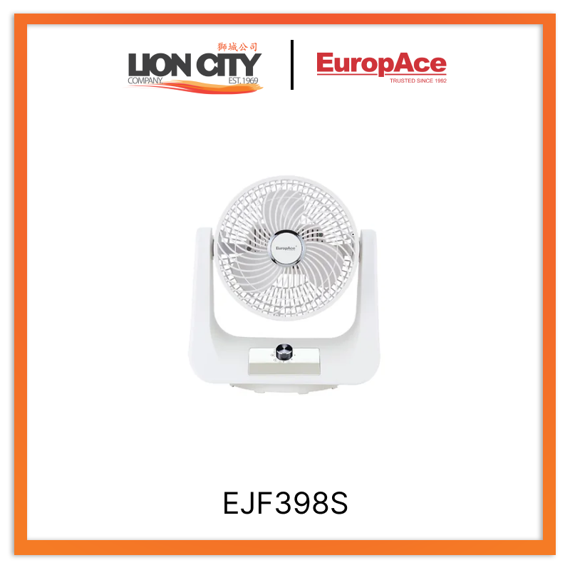 Europace EJF398S Jet Turbine Digital Fan 9 Inch