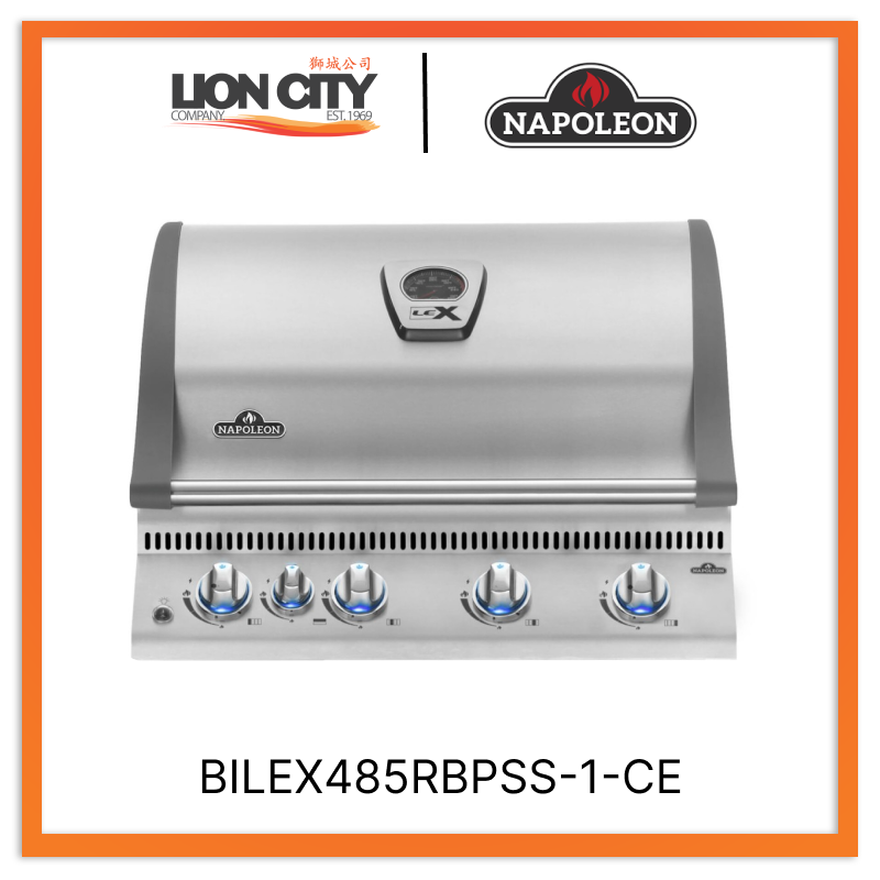 NAPOLEON BILEX485RBPSS-1-CE Built-In Lex485RB Grill Head