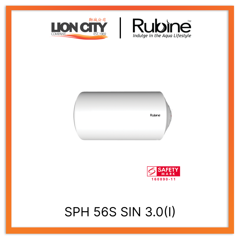 Rubine SPH 56S SIN 3.0(I) 56L Storage Water Heater