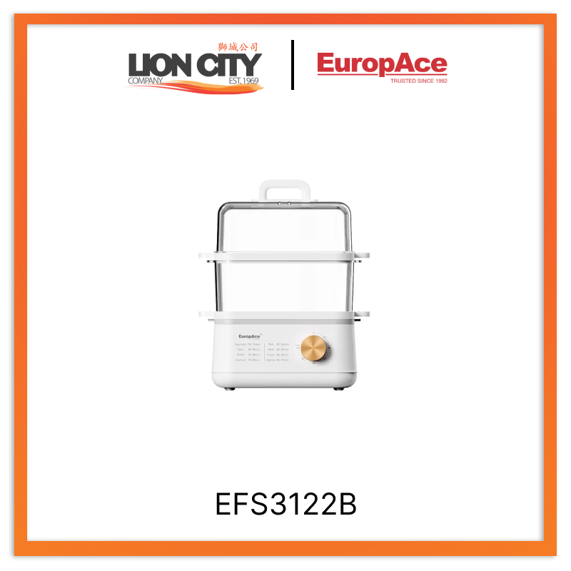 Europace EFS3122B 12L/18L Rapid Food Steamer
