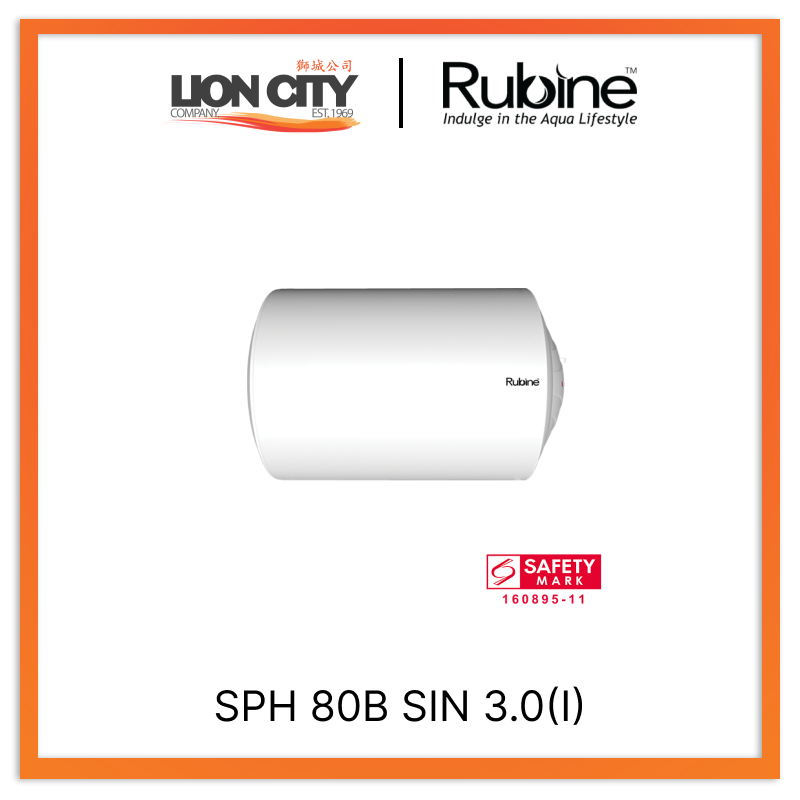 Rubine SPH 80B SIN 3.0(I) 80L Storage Water Heater