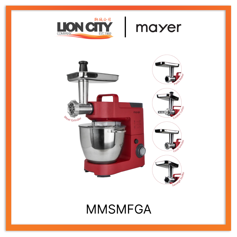 MAYER MMSMFGA 6.0L Stand Mixer Food Grinder