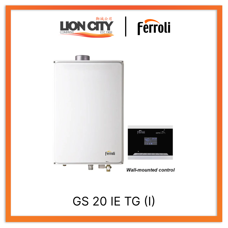 Ferroli GS 20 IE TG (I) Indoor Standalone Gas Water Heater