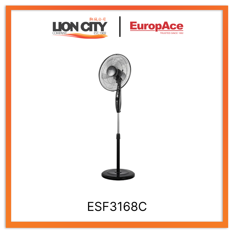 Europace ESF3168C 16" Manual Stand Fan