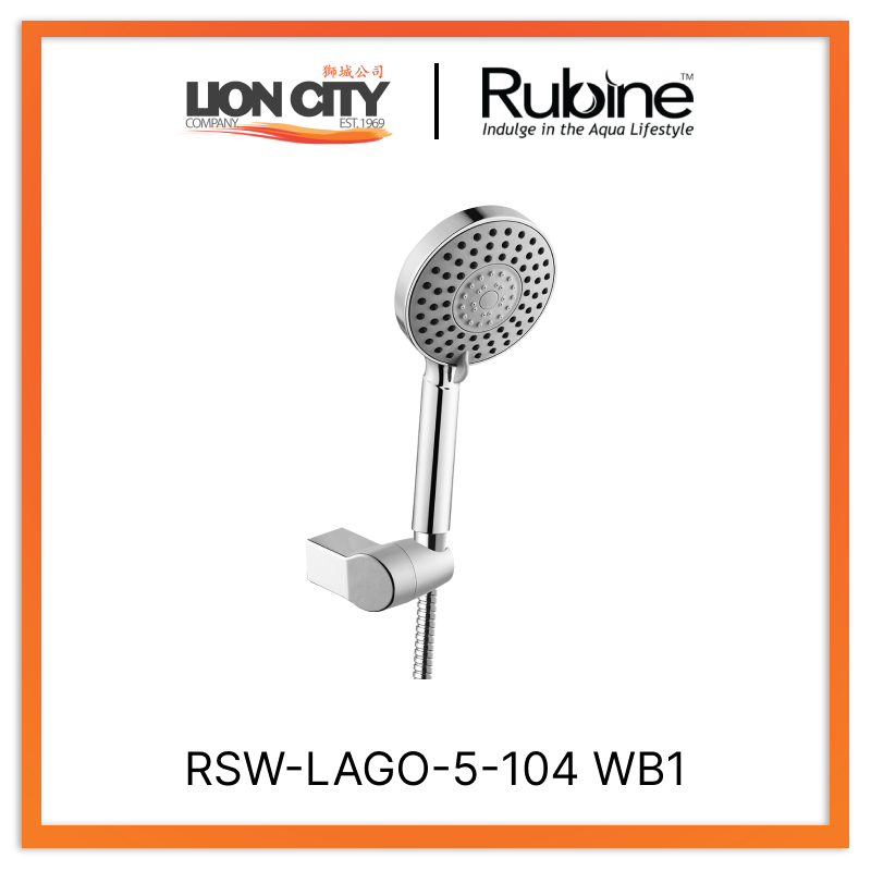 Rubine 5F Handshower RSW-LAGO-5-104 WB1