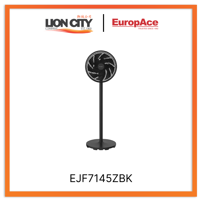 Europace EJF7145ZBK DC Motor Tatami Fan With Remote 14 Inch