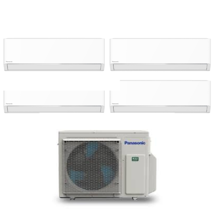 Panasonic System 4 Wi‑Fi Air Conditioner 3×12,000 BTU + 1×18,000 BTU