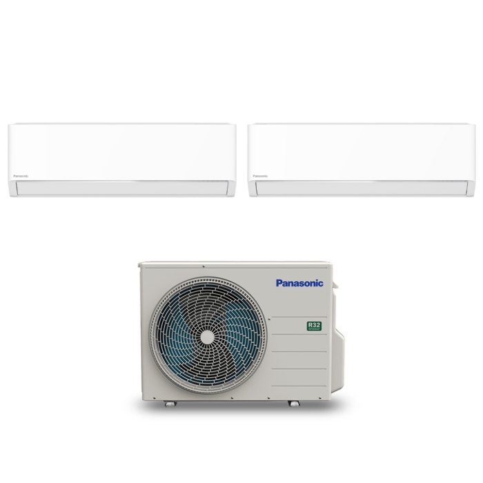 Panasonic System 2 Aircon Dual 24000 BTU Wi‑Fi
