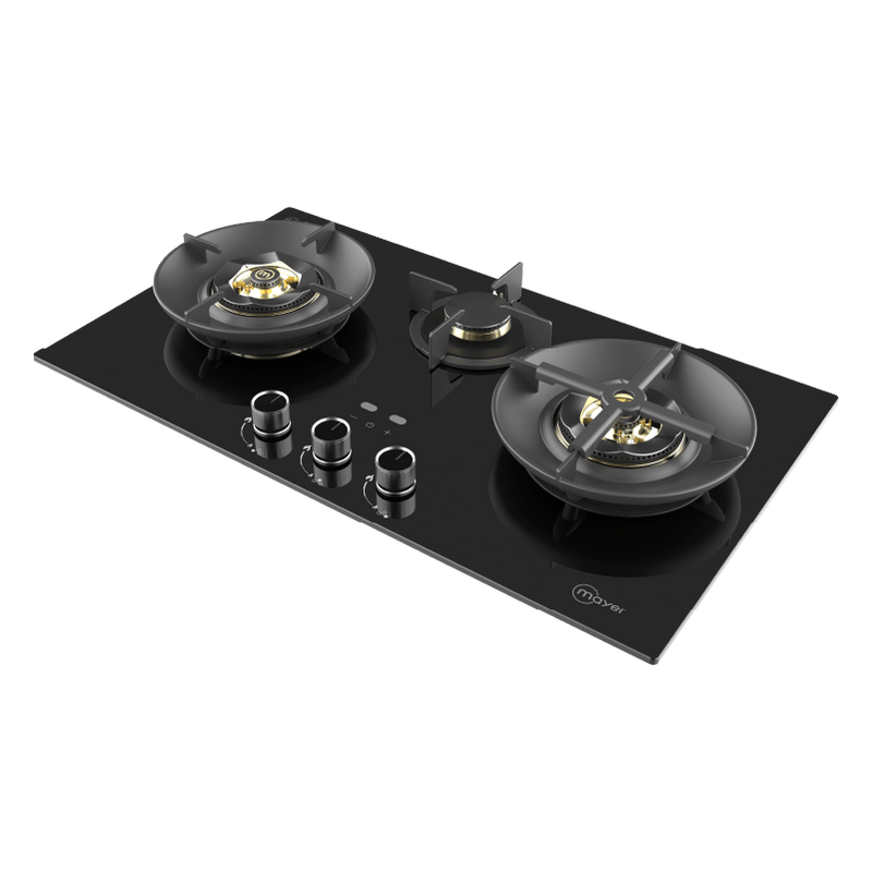Mayer 78cm 3 Burners Glass Gas Hob MMGH378HI