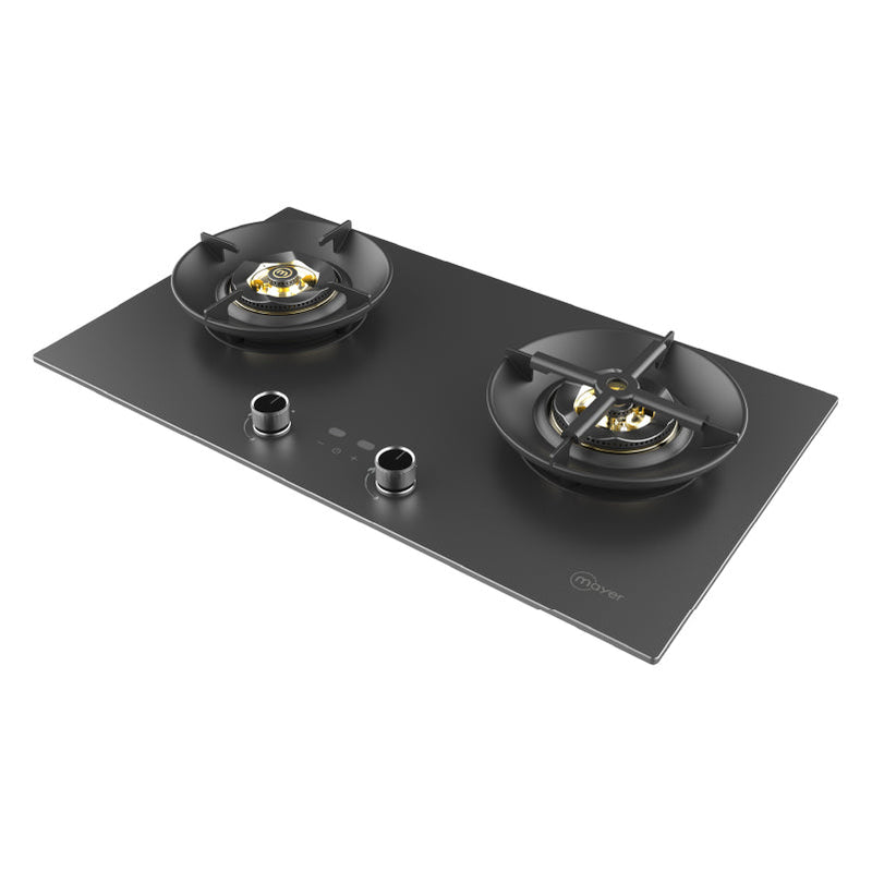 Mayer 78cm 2 Burners Glass Gas Hob MMGH278HI
