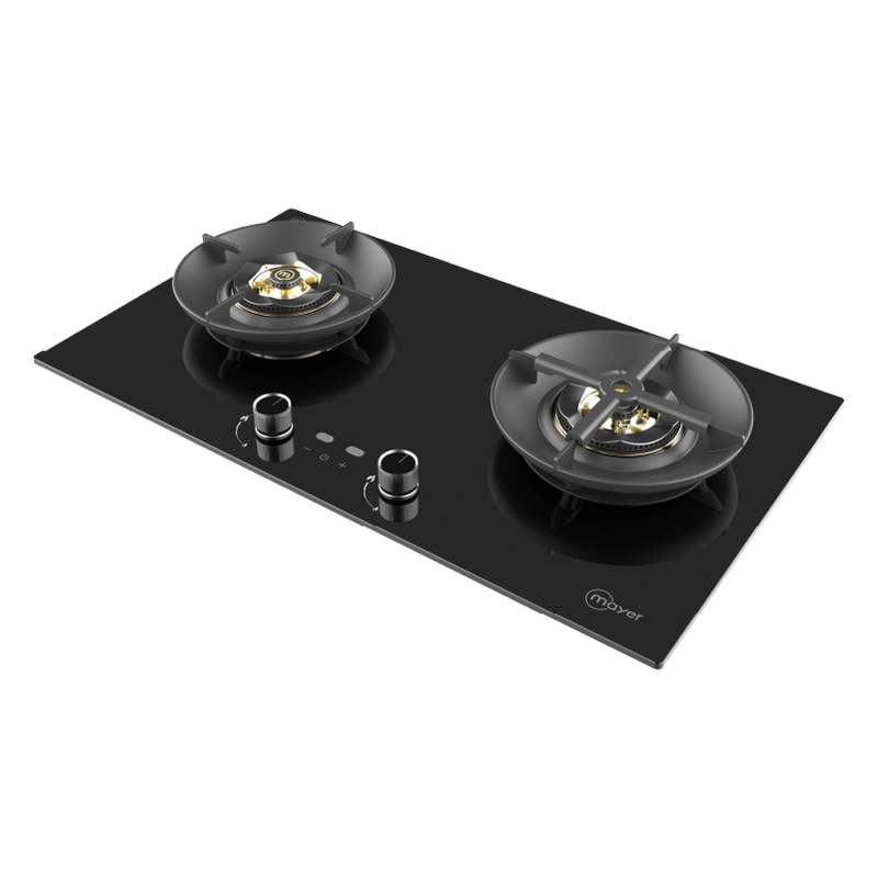 Mayer 78cm 2 Burners Glass Gas Hob MMGH278HI