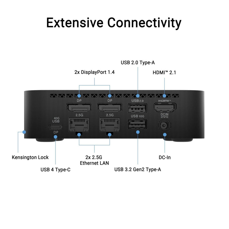 ASUS ExpertCenter PN55-S70020NL Ryzen AI 7 445 Mini PC