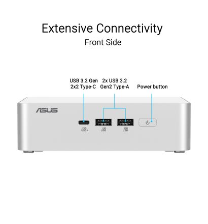 ASUS RNUC15CRSU900000I NUC 15 PRO+ SLIM Intel Barebone 90AR00P3-M000U0 Mini PC