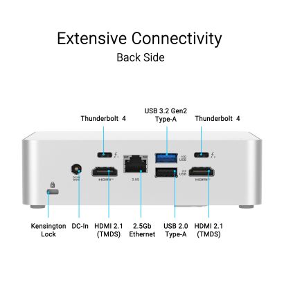 ASUS RNUC15CRSU9084C3 NUC 15 PRO+ SLIM  Intel System 90AS00J1-M00230 Mini PC
