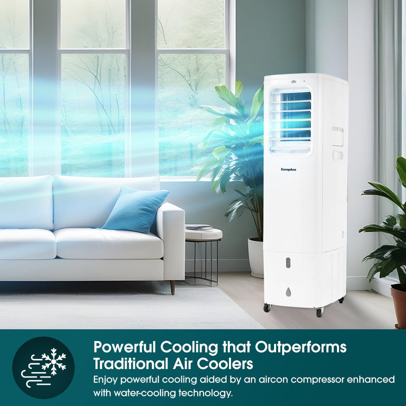 EuropAce 13000 BTU 4-in-1 Hoseless Spot Cooler