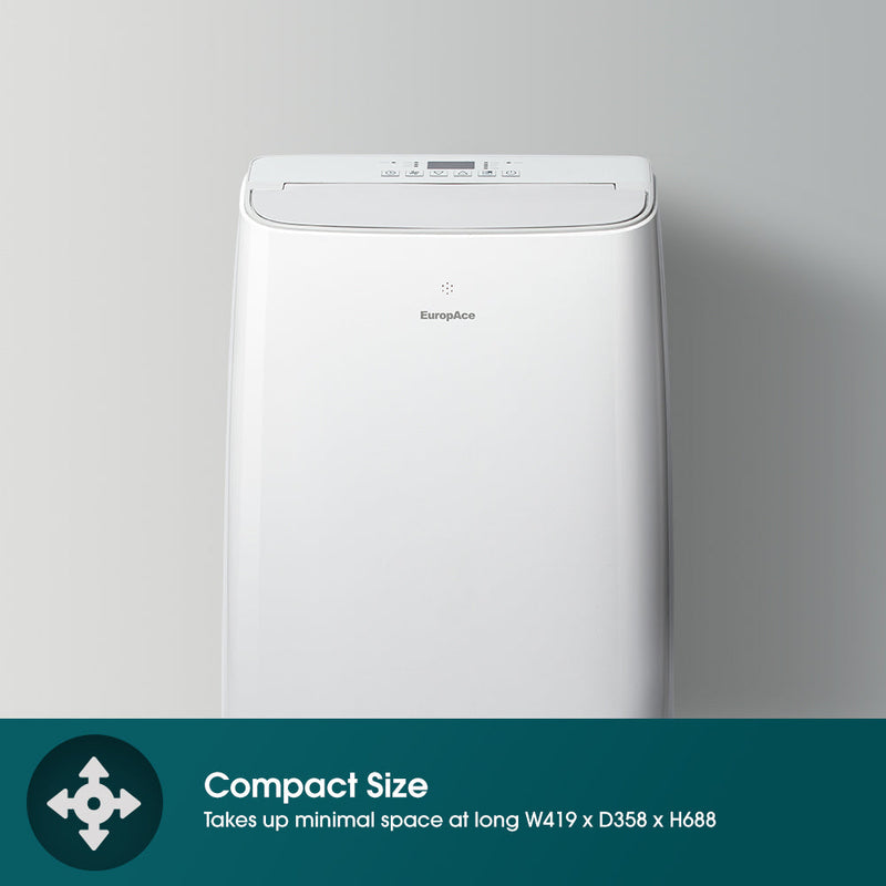 EuropAce EPAC13T3E 13,000 BTU Dual Hose Portable Aircon
