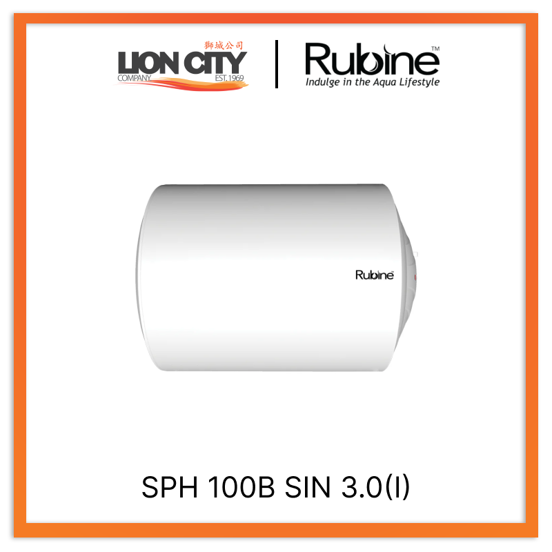 Rubine SPH 100B SIN 3.0(I) 100L Storage Water Heater