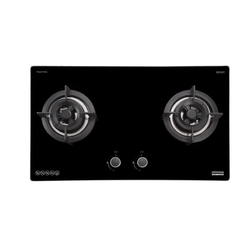 Europace ECH3121S 90cm Deluxe S/Steel Slim Hood + EBH3291U OTIMMO 2 Burner 90CM Stainless Steel HOB