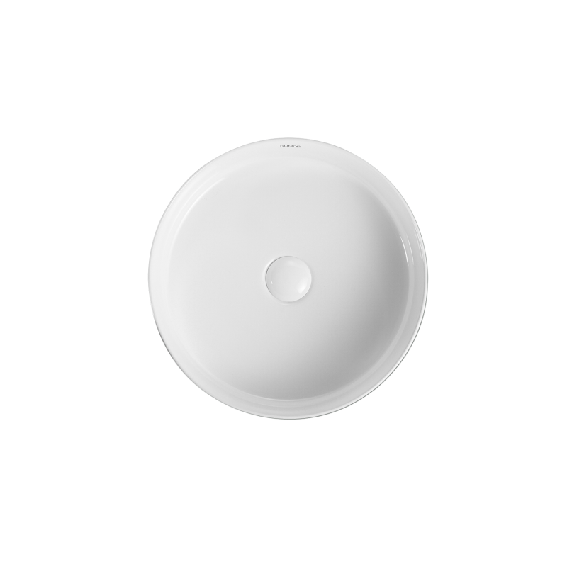 Rubine SPIN 40 Countertop Round Ceramic Basin