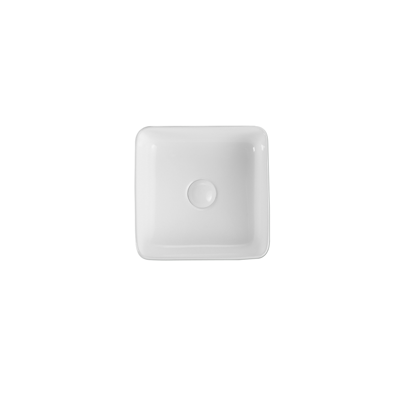Rubine SQ 30 Countertop Square Ceramic Basin