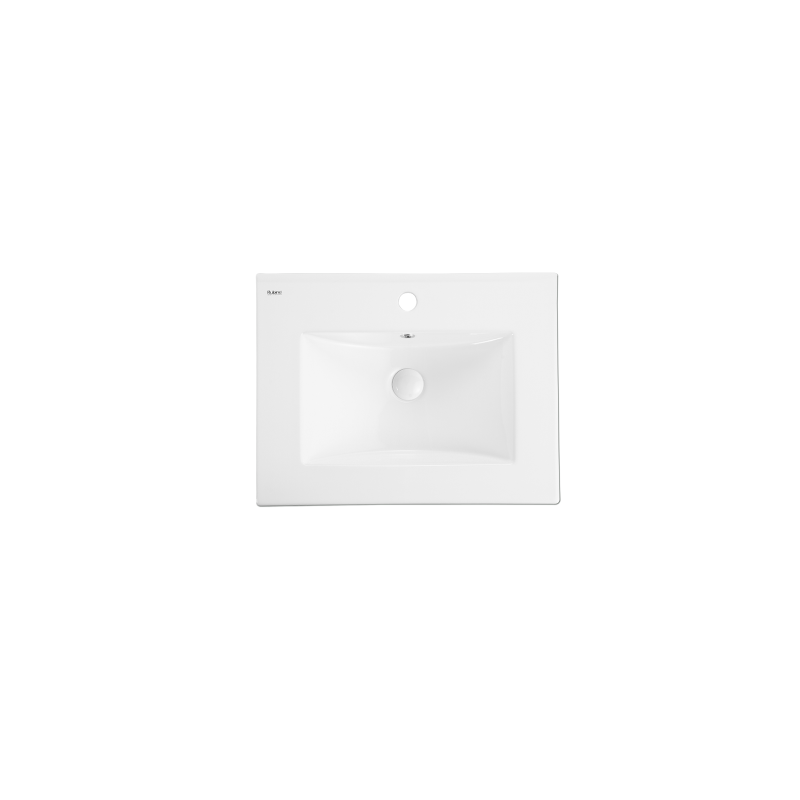 Rubine TOP 60M Insert Top Rectangular Ceramic Basin