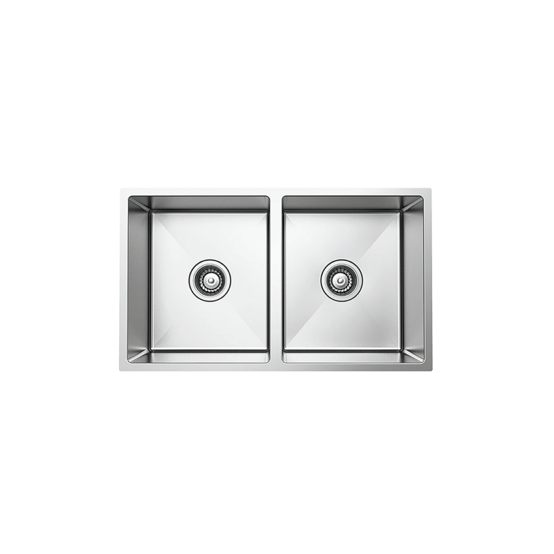 Rubine 2 Bowls Undermount Stainless Steel Kitchen Sink KIX 820-75U