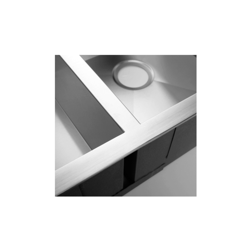 Rubine 1 Bowl Inset Stainless Steel Kitchen Sink STX 810-60