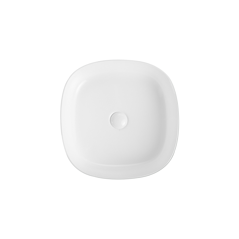 Rubine SQ 45 Countertop Square Ceramic Basin