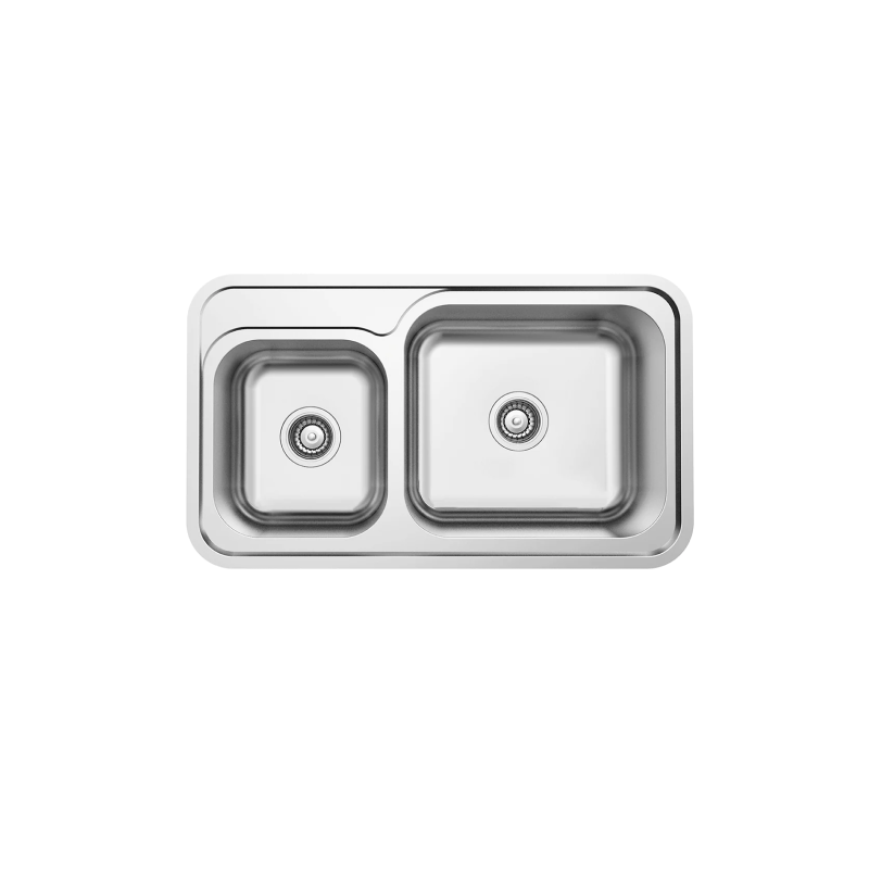 Rubine 1¾ Bowls Inset Stainless Steel Kitchen Sink JUX 660